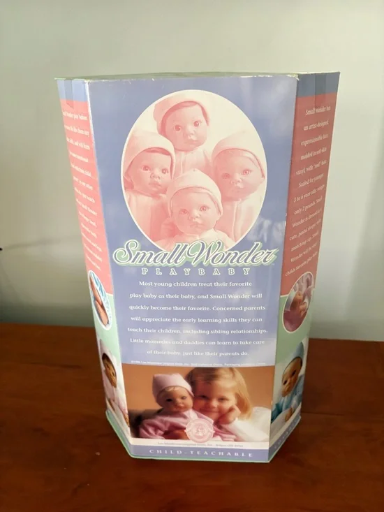 Lee Middleton Small Wonder Baby Doll Blonde Blue Eyes NIB Vintage Realistic - Picture 5 of 8